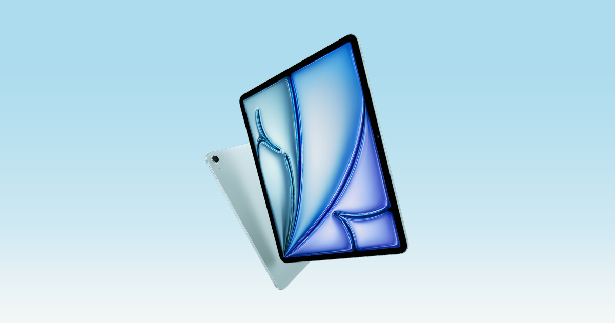 Apple iPad Air in an official Apple product image